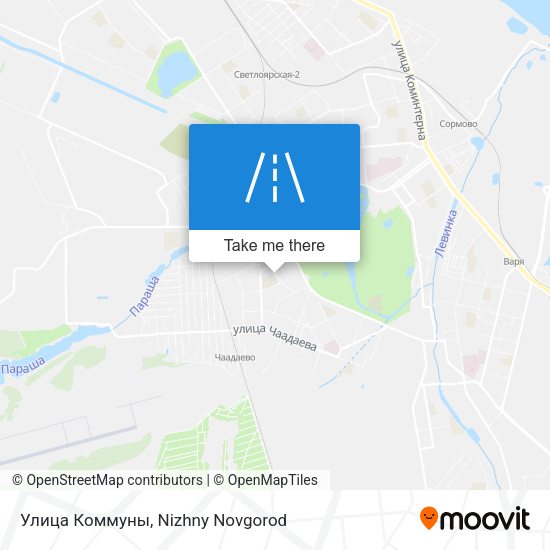 Улица Коммуны map