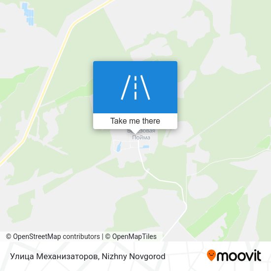 Улица Механизаторов map
