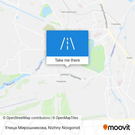 Улица Мирошникова map