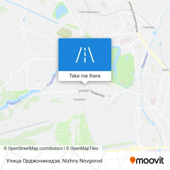 Улица Орджоникидзе map