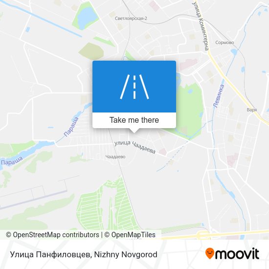 Улица Панфиловцев map