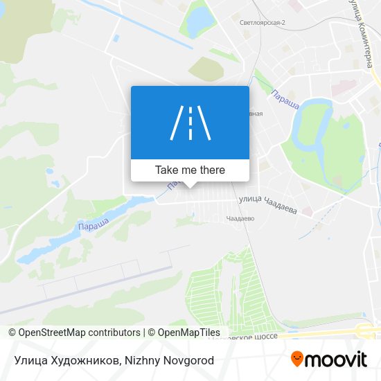 Улица Художников map