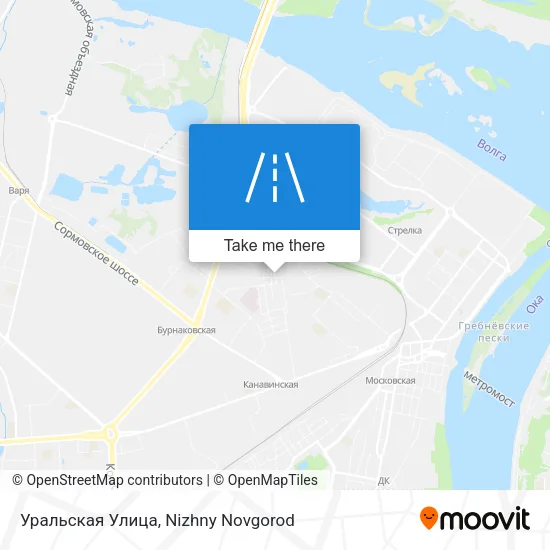 Уральская Улица map