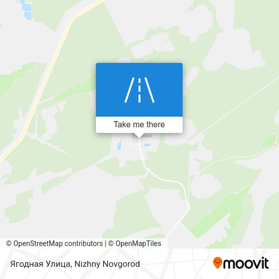 Ягодная Улица map