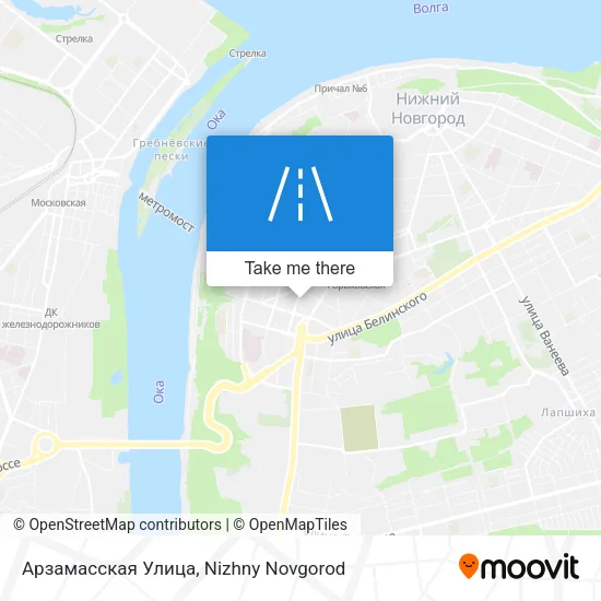 Арзамасская Улица map