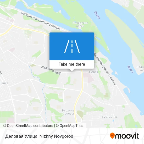 Деловая Улица map