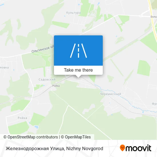 Железнодорожная Улица map