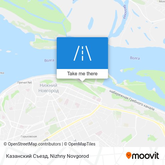 Казанский Съезд map