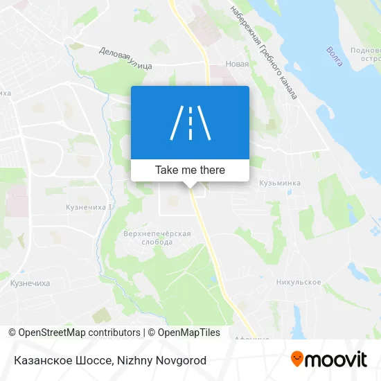 Казанское Шоссе map