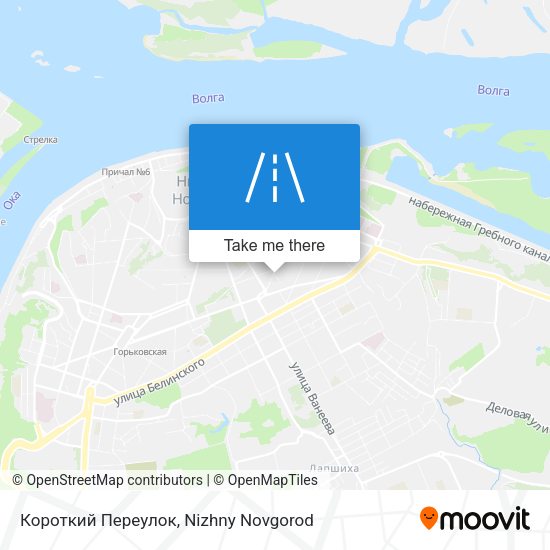Короткий Переулок map