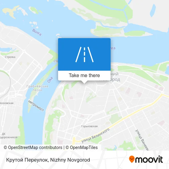 Крутой Переулок map