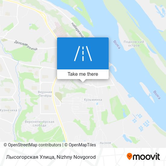 Лысогорская Улица map