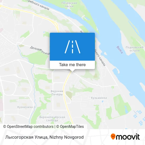 Лысогорская Улица map