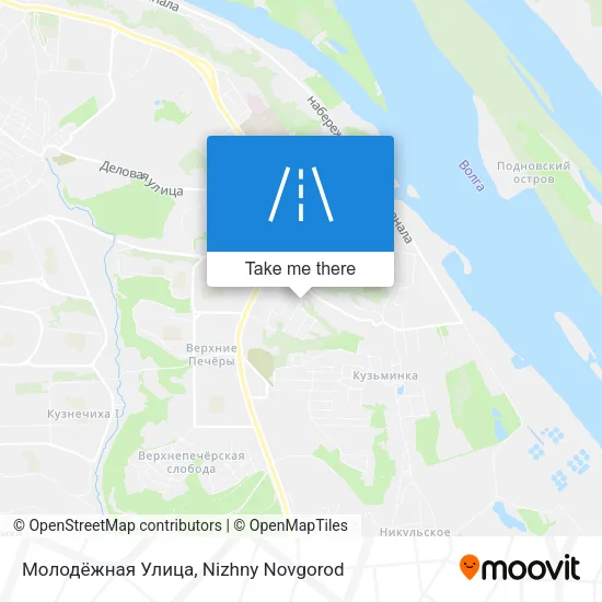 Молодёжная Улица map