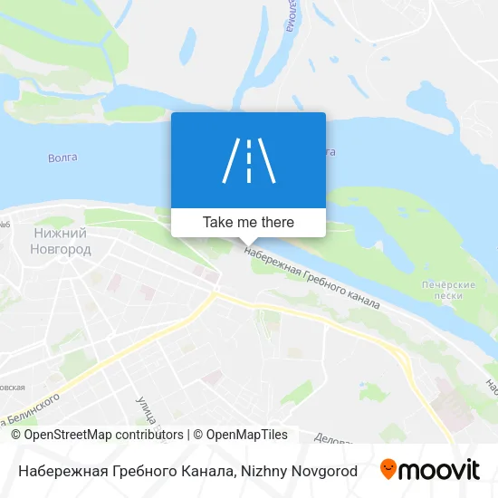 Набережная Гребного Канала map
