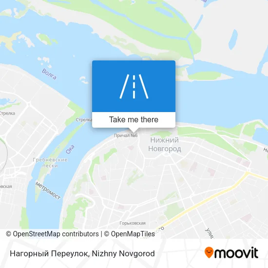 Нагорный Переулок map