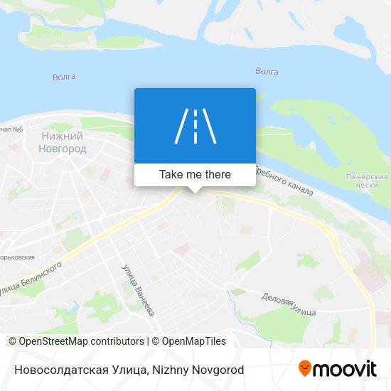 Новосолдатская Улица map