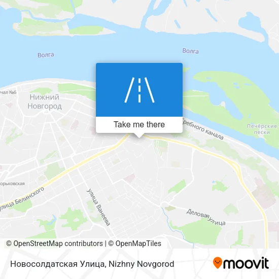 Новосолдатская Улица map