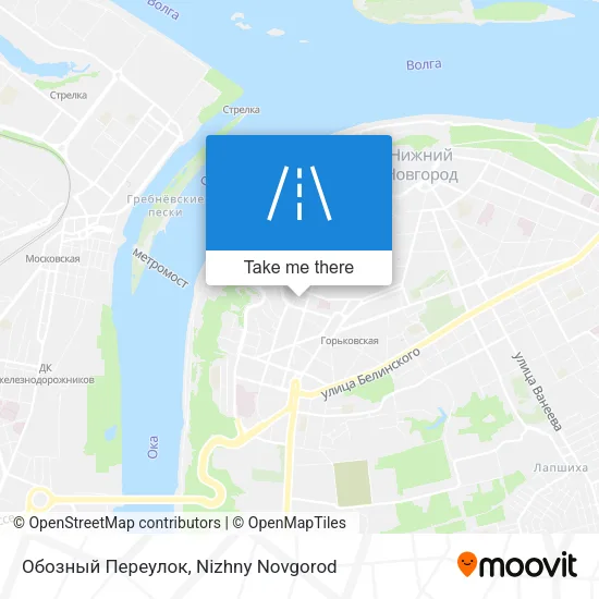 Обозный Переулок map