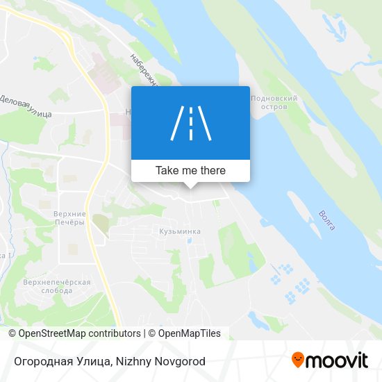 Огородная Улица map