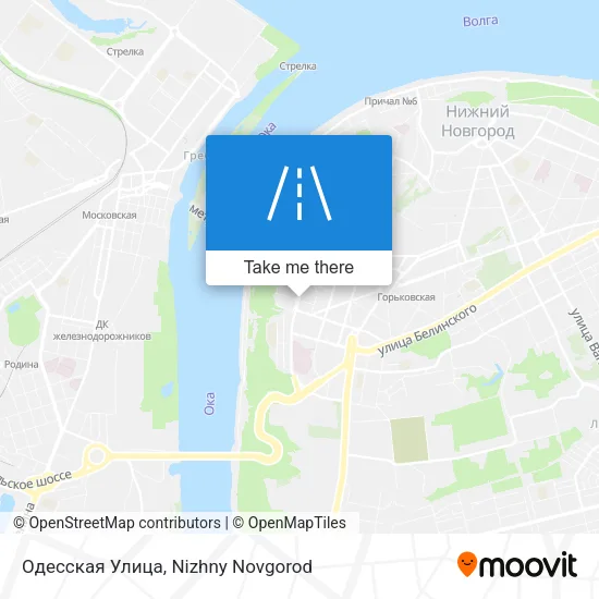 Одесская Улица map