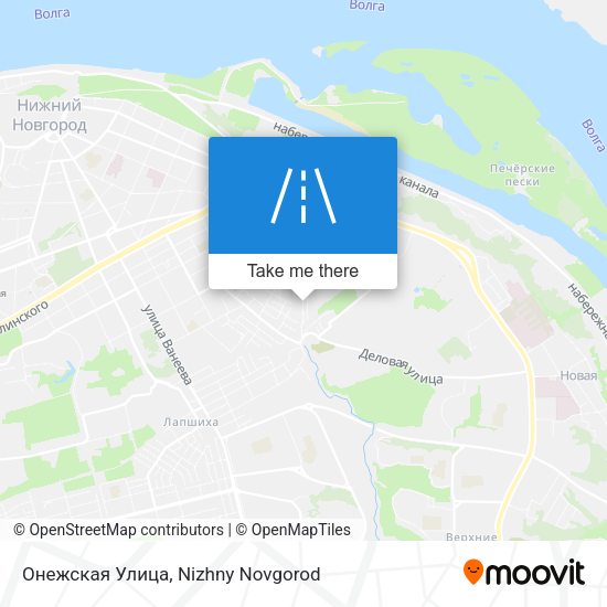 Онежская Улица map