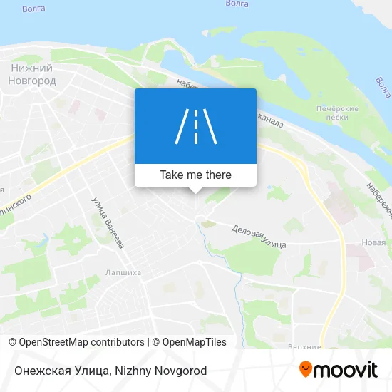 Онежская Улица map