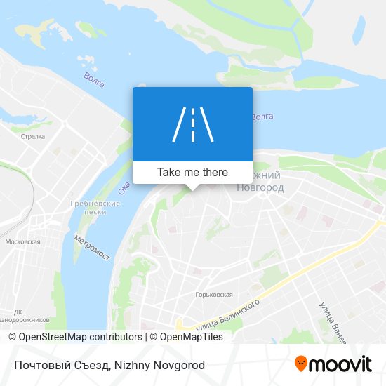 Почтовый Съезд map
