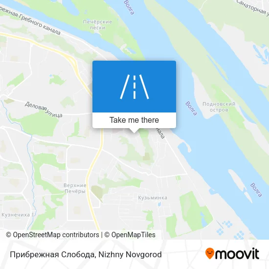 Прибрежная Слобода map