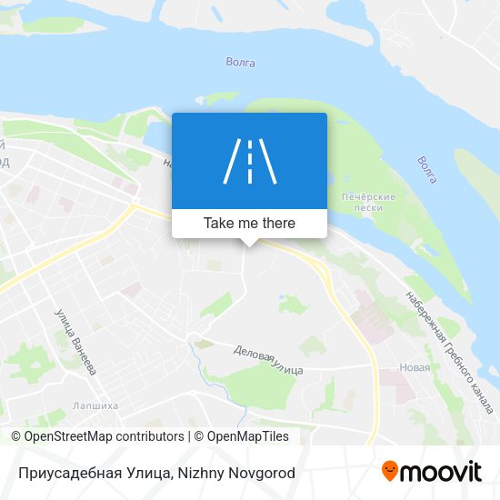 Приусадебная Улица map