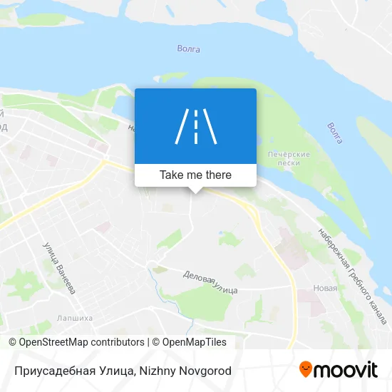 Приусадебная Улица map