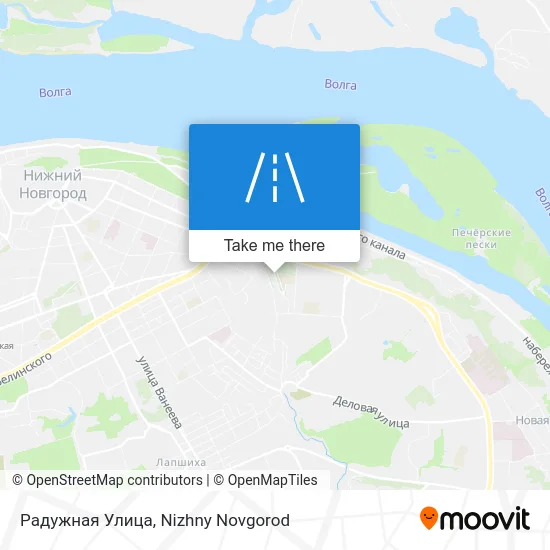 Радужная Улица map