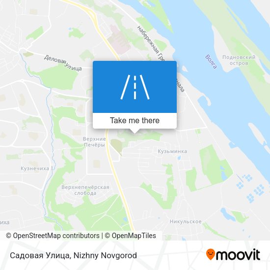 Садовая Улица map