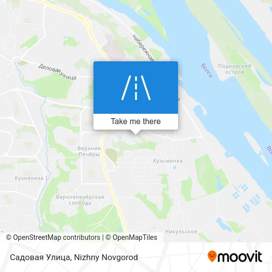 Садовая Улица map