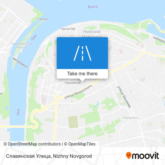 Славянская Улица map