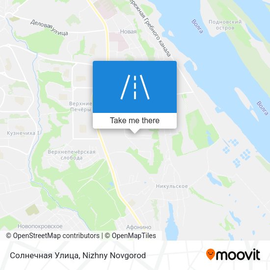 Солнечная Улица map