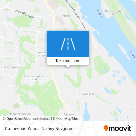 Солнечная Улица map