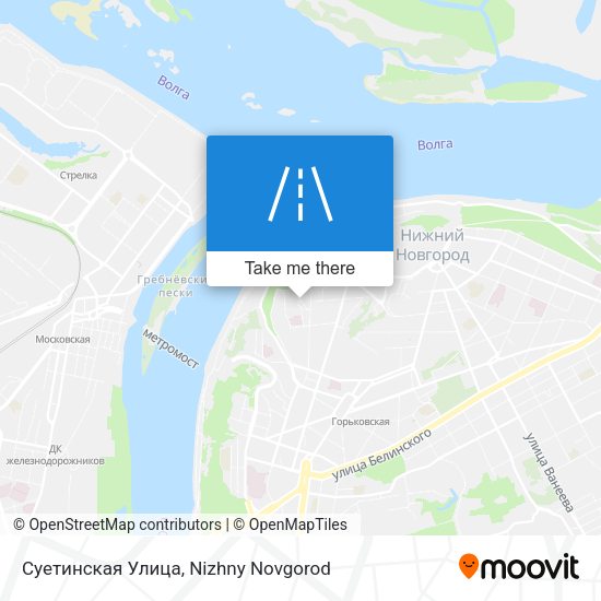 Суетинская Улица map