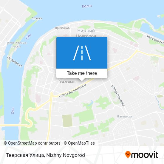 Тверская Улица map