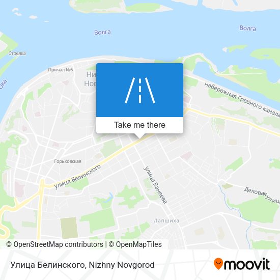 Улица Белинского map