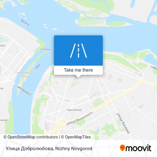 Улица Добролюбова map