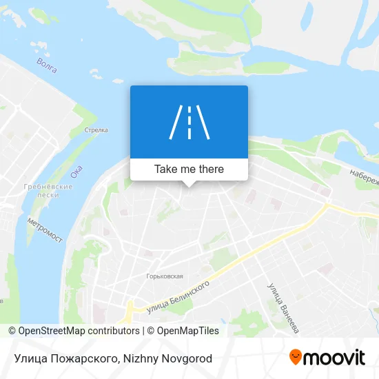 Улица Пожарского map