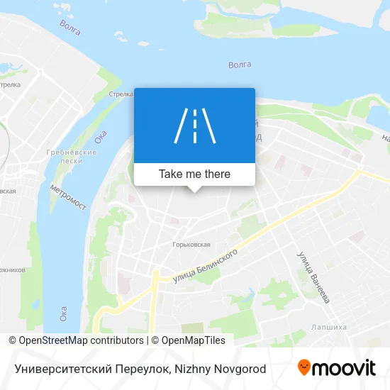 Университетский Переулок map