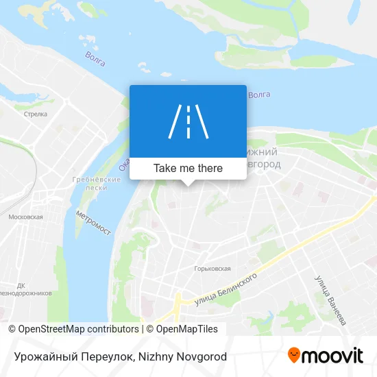 Урожайный Переулок map