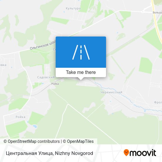 Центральная Улица map