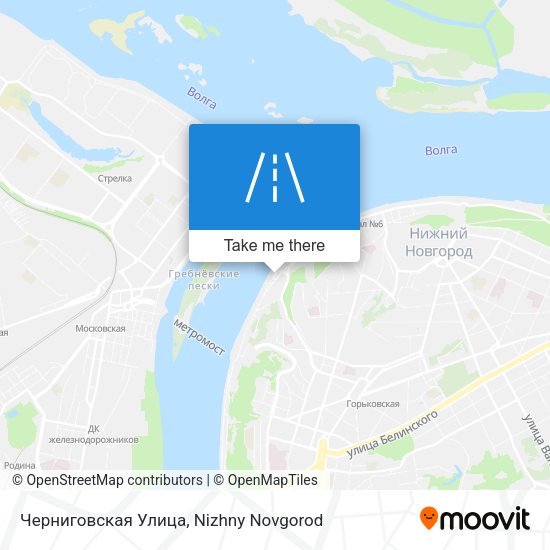 Черниговская Улица map