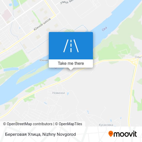 Береговая Улица map