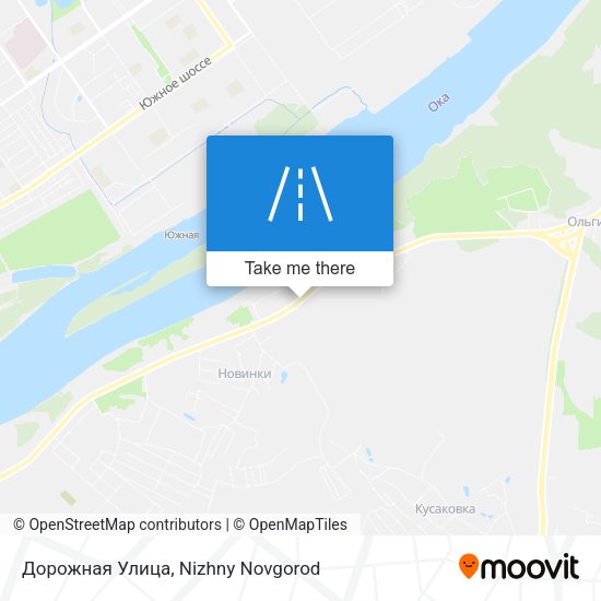 Дорожная Улица map