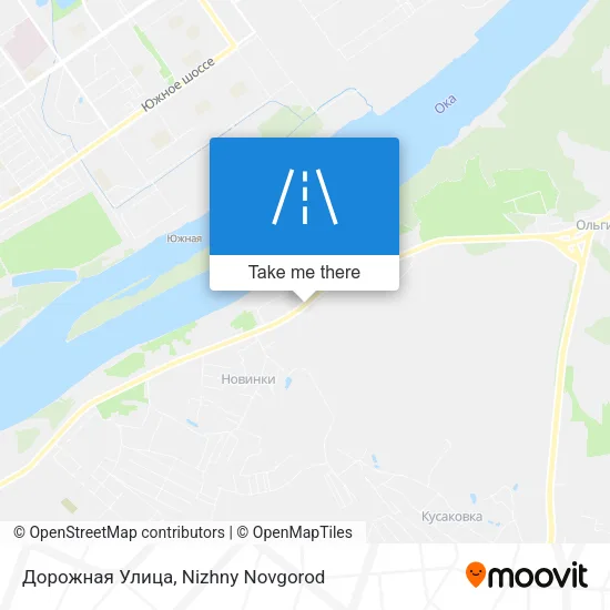 Дорожная Улица map