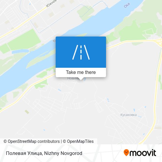 Полевая Улица map